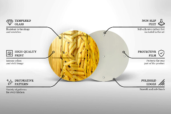 De vidrio templado Pasta