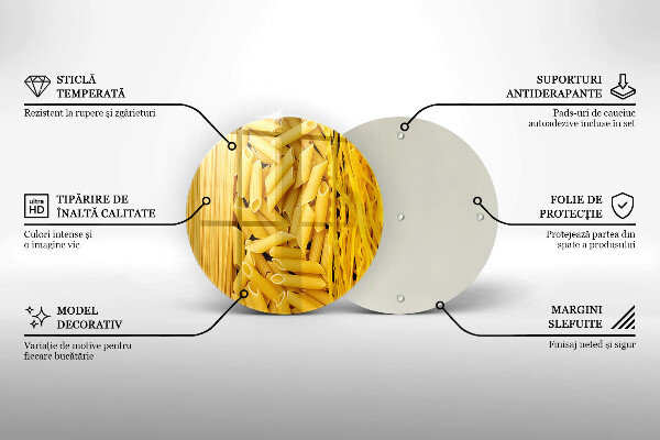 De vidrio templado Pasta