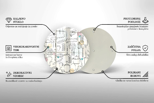 De vidrio templado Accesorios de cocina