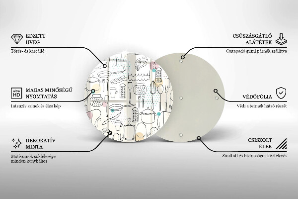 De vidrio templado Accesorios de cocina