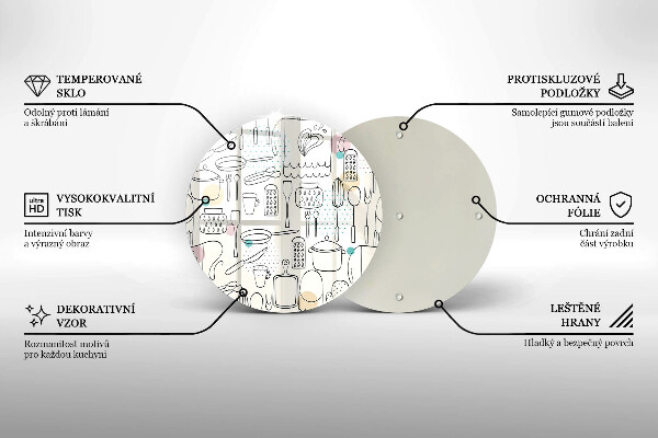 De vidrio templado Accesorios de cocina