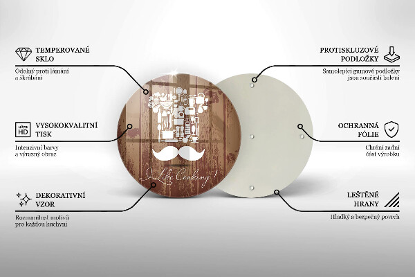 De vidrio templado I like cooking