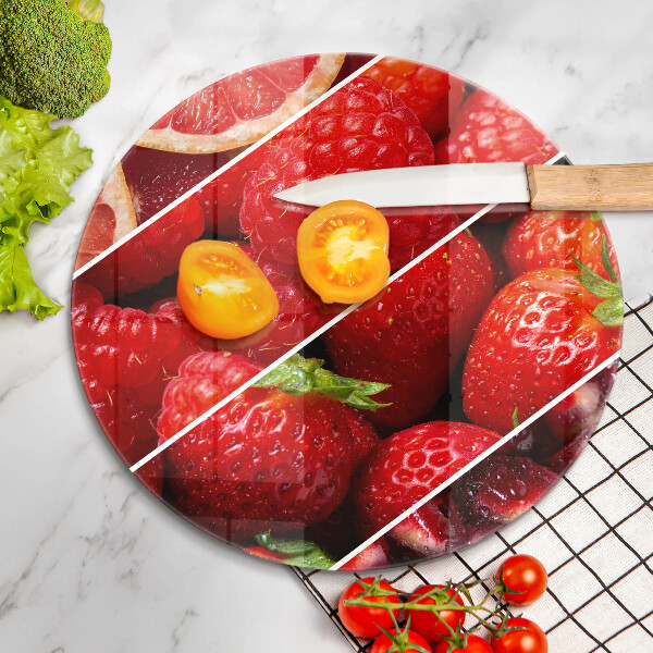 De vidrio templado Frutas coloridas