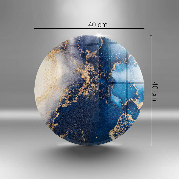 De vidrio templado Fondo elegante y oro