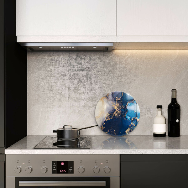 De vidrio templado Fondo elegante y oro