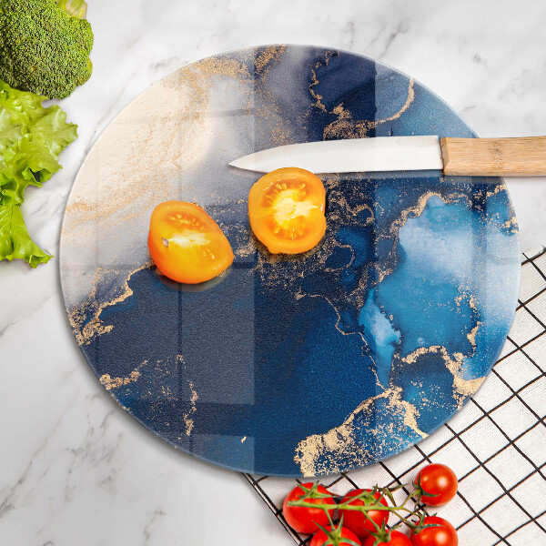 De vidrio templado Fondo elegante y oro