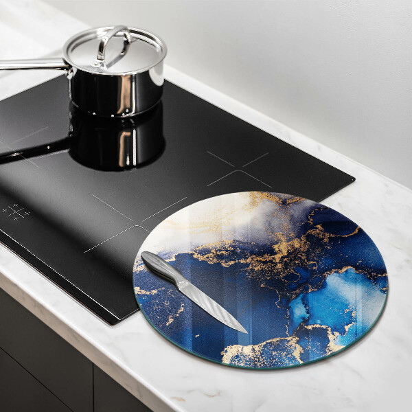 De vidrio templado Fondo elegante y oro