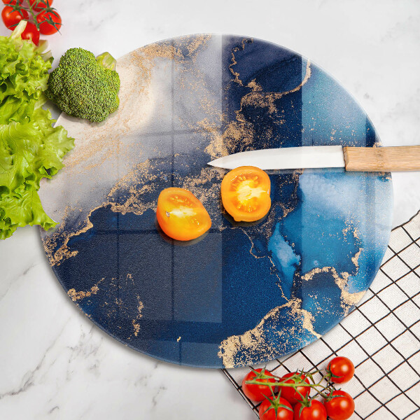 De vidrio templado Fondo elegante y oro