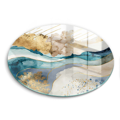 De vidrio templado Mármol colorido