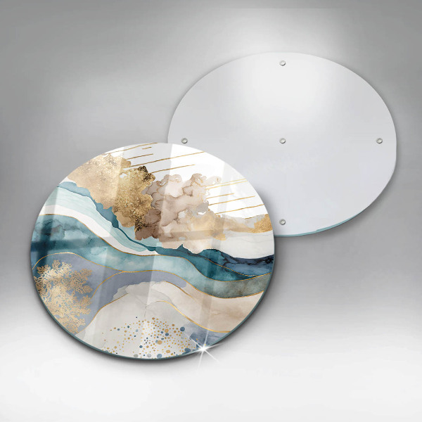 De vidrio templado Mármol colorido