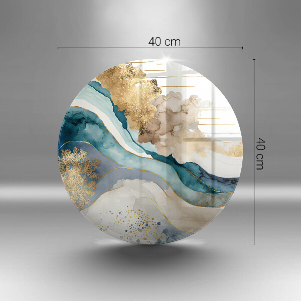 De vidrio templado Mármol colorido