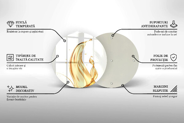 De vidrio templado Aceite de oliva