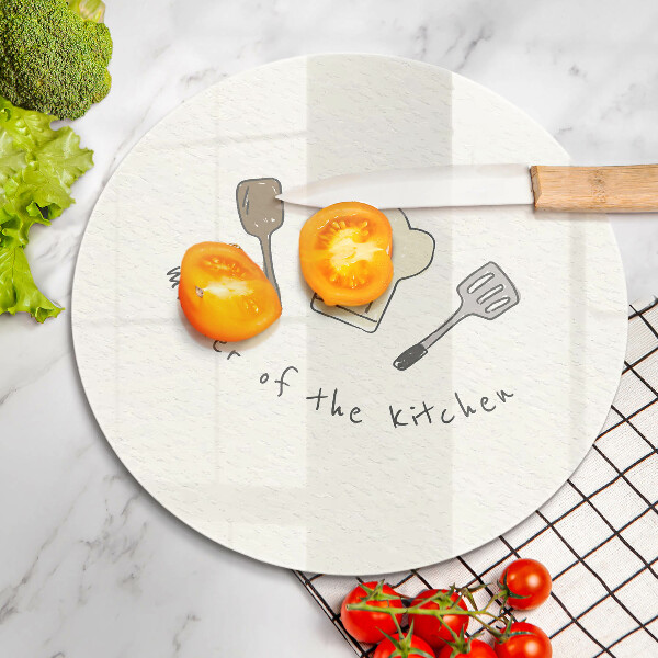 De vidrio templado Maestro de la cocina