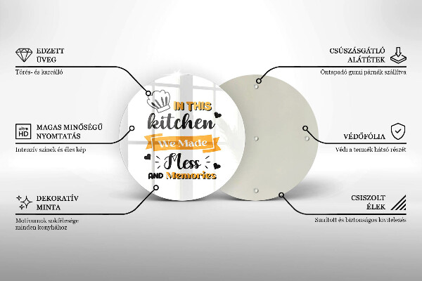 De vidrio templado En esta cocina hicimos desorden y recuerdos