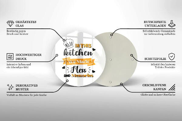 De vidrio templado En esta cocina hicimos desorden y recuerdos