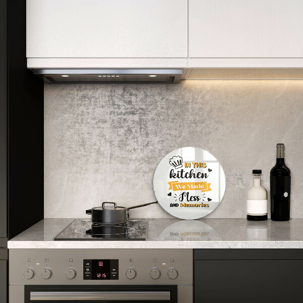 De vidrio templado En esta cocina hicimos desorden y recuerdos