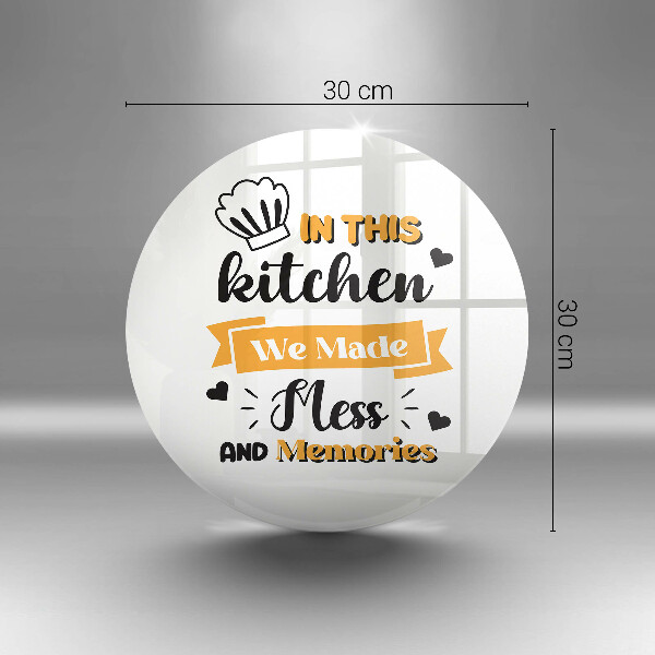 De vidrio templado En esta cocina hicimos desorden y recuerdos