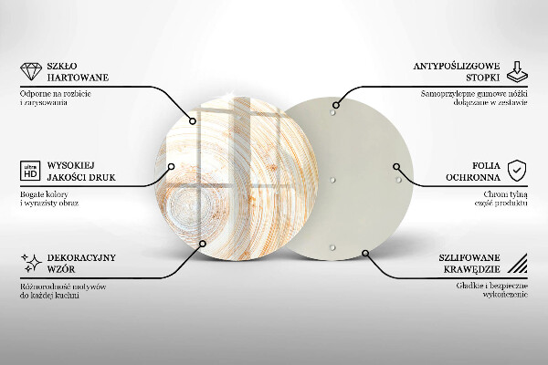 De vidrio templado Textura de madera