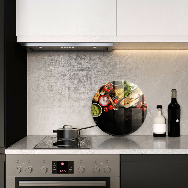 De vidrio templado Ingredientes y especias italianas