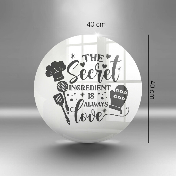 De vidrio templado Inscripción frase