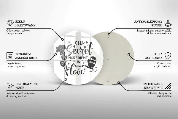 De vidrio templado Inscripción frase