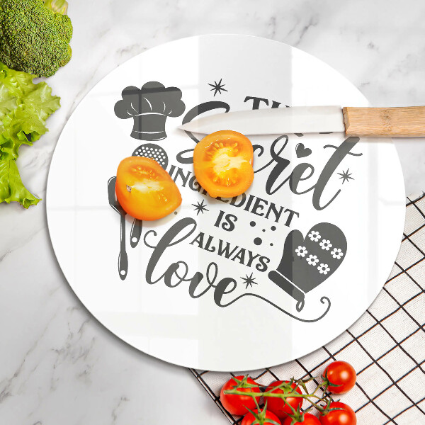 De vidrio templado Inscripción frase