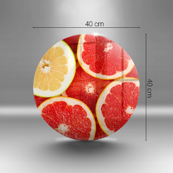 De vidrio templado Rodajas de pomelo