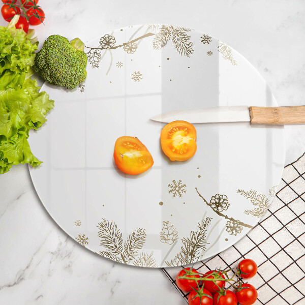 De vidrio templado Decoraciones de invierno