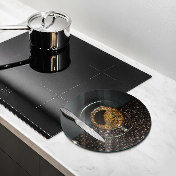 De vidrio templado Cafe y frijoles