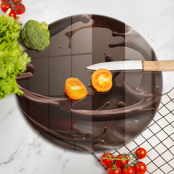 De vidrio templado Chocolate liquido