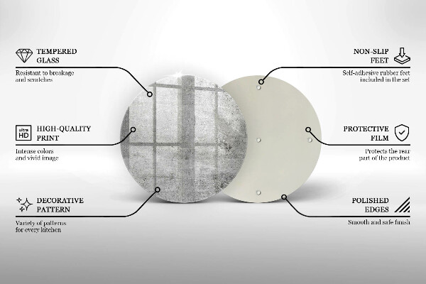 De vidrio templado Textura de hormigón