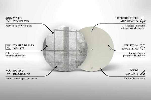 De vidrio templado Textura de hormigón