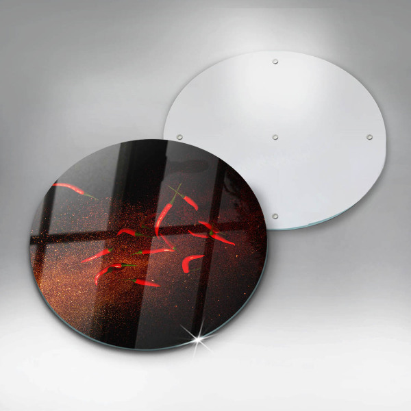 De vidrio templado Pimientos picantes