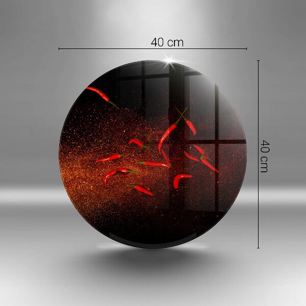 De vidrio templado Pimientos picantes