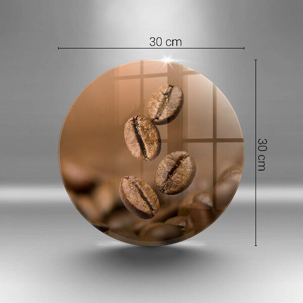 De vidrio templado Granos de café