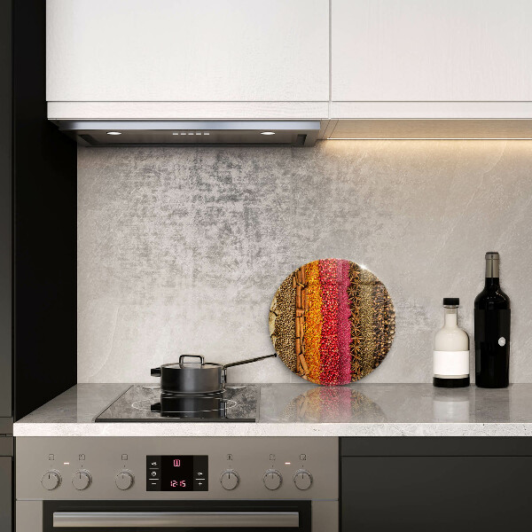 De vidrio templado Especias coloridas