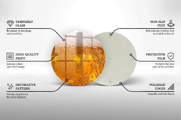 De vidrio templado Beber espuma de cerveza