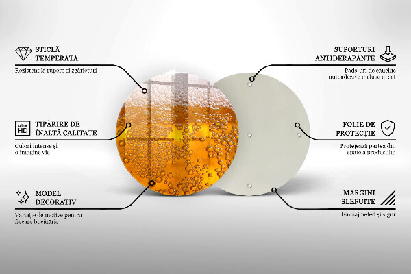 De vidrio templado Beber espuma de cerveza