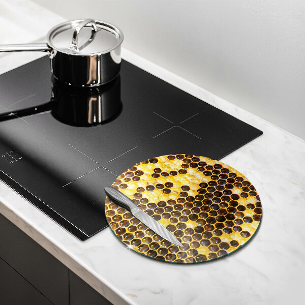 De vidrio templado Panal