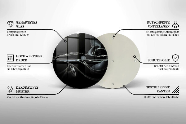 De vidrio templado Abstracción moderna