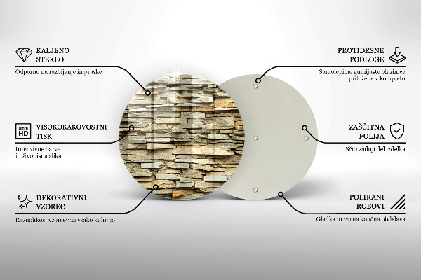 De vidrio templado Piedras decorativas