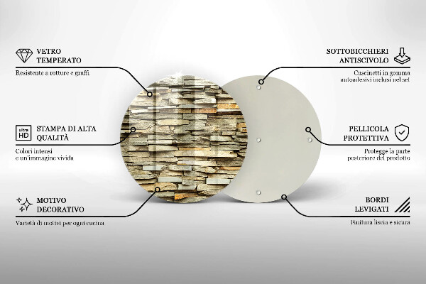 De vidrio templado Piedras decorativas