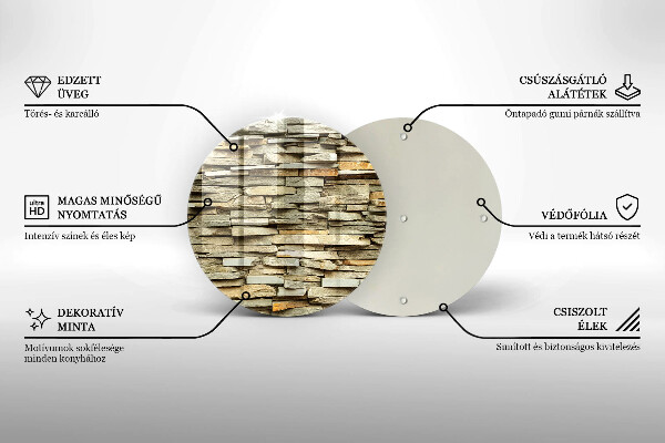 De vidrio templado Piedras decorativas