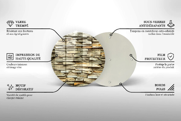 De vidrio templado Piedras decorativas