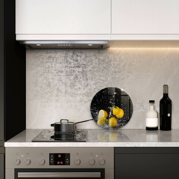 De vidrio templado Fruta jugosa de limón