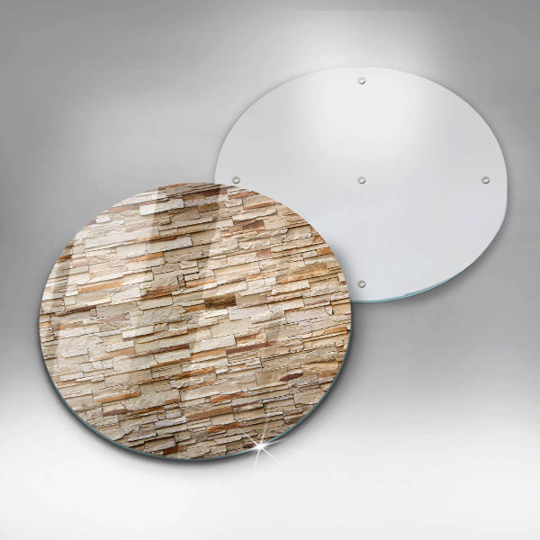 De vidrio templado Textura de piedras decorativas