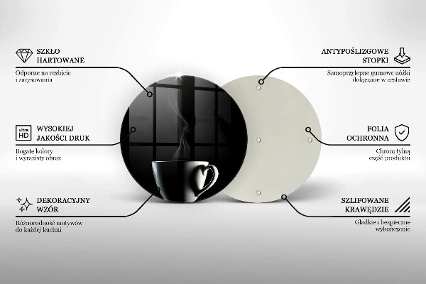 De vidrio templado Una taza de té