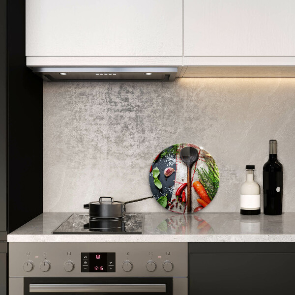 De vidrio templado Comida de cocina