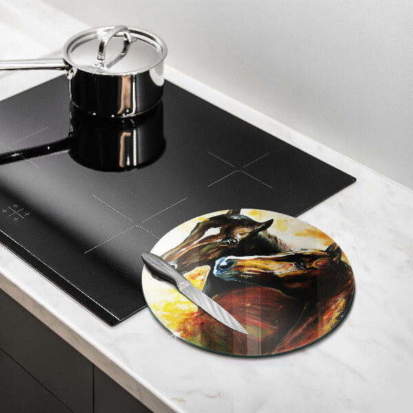 De vidrio templado Animales caballos