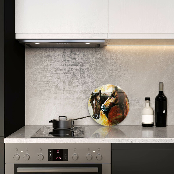 De vidrio templado Animales caballos